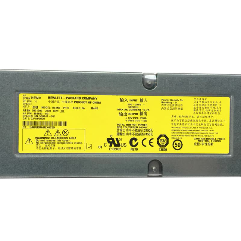 Резервный Блок Питания HP 500242-001 2400W