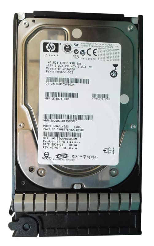 Жесткий диск HP DF146BAFDU 146.8Gb  SAS 3,5" HDD