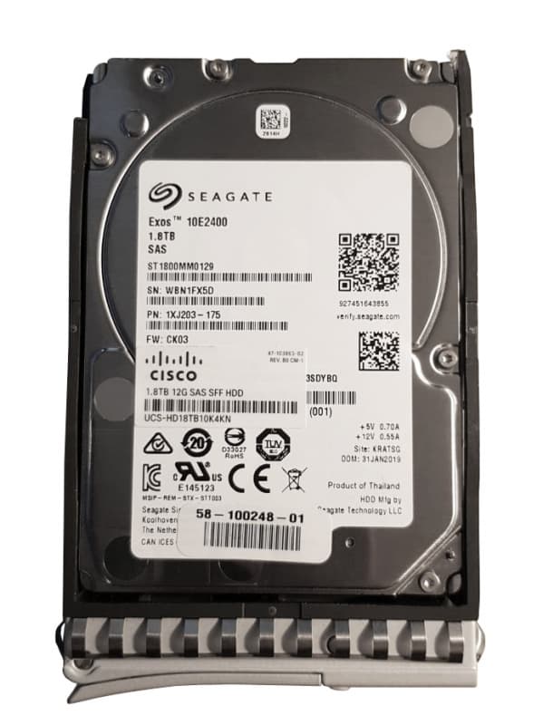 Жесткий диск Cisco 1XJ203-175 1.8Tb SAS 10000 2,5" HDD