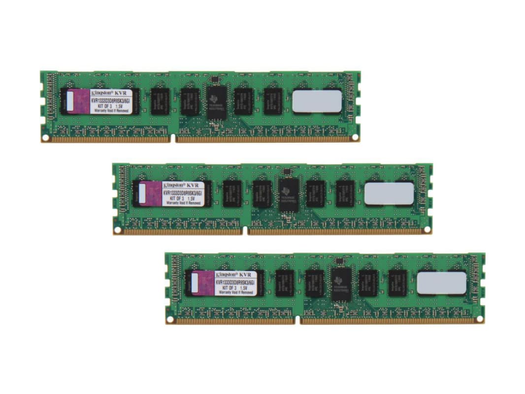 Оперативная память Kingston KVR1333D3D8R9SK3/6GI DDRIII 6Gb