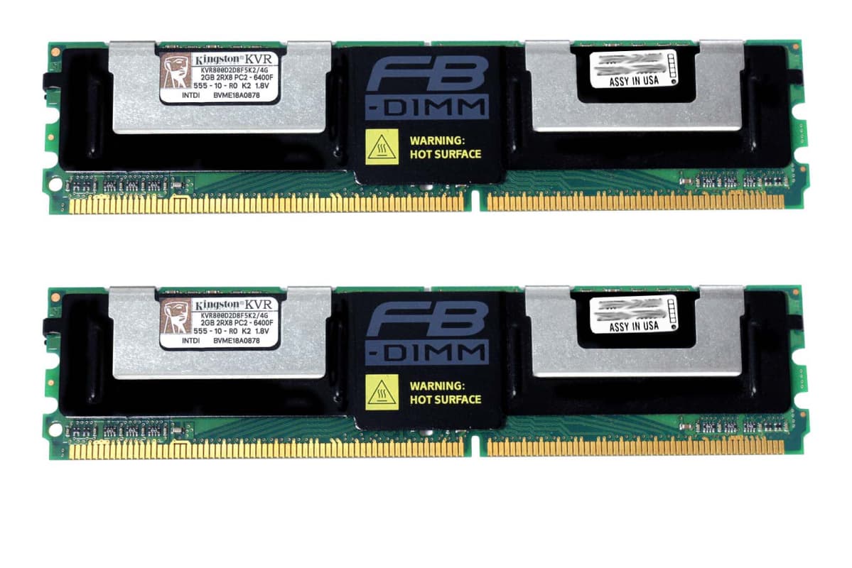 Оперативная память Kingston KVR800D2D8F5K2/4G  DDRII 4Gb