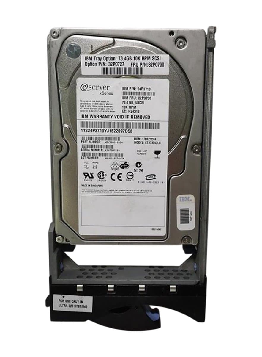 Жесткий диск  IBM 73,4Gb 10000 U320SCSI 3.5" HDD 9V3006-039