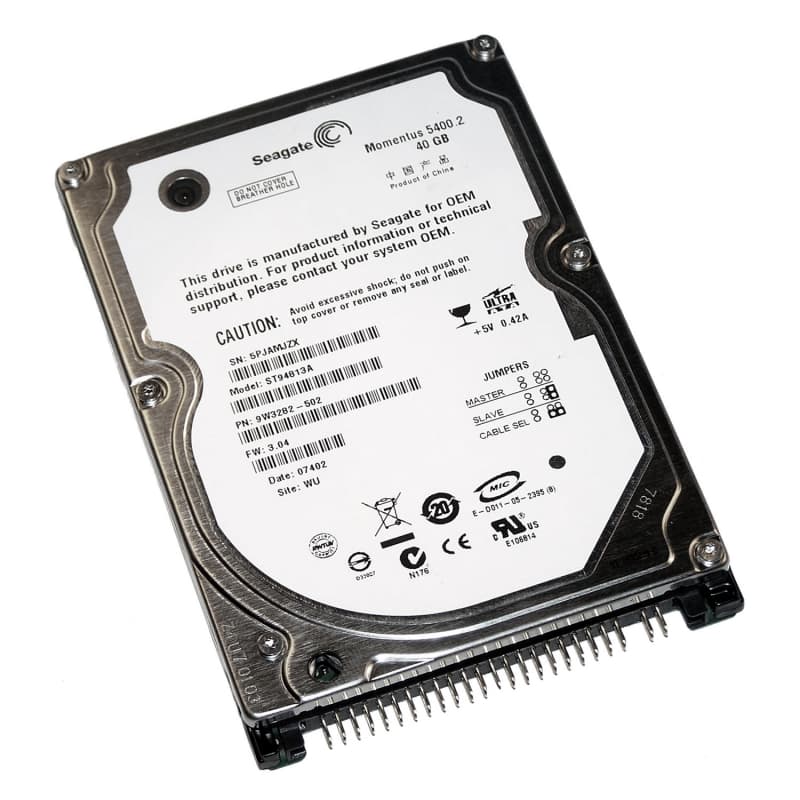 Жесткий диск Seagate 9W3282 40Gb 5400 IDE 2,5" HDD