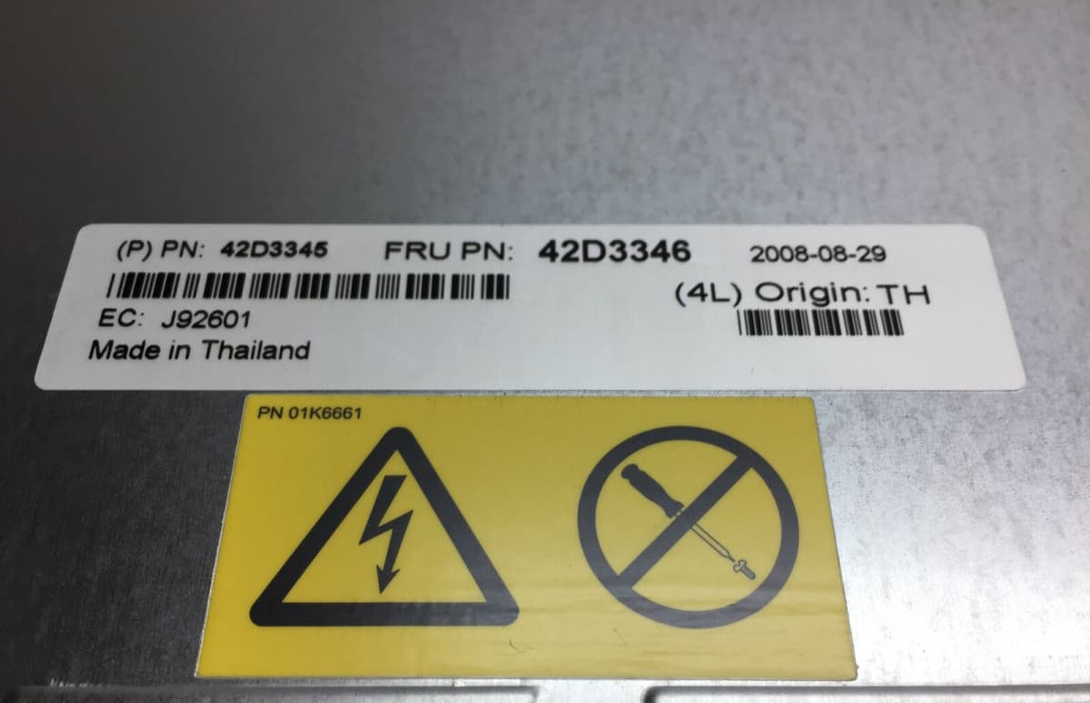 Резервный Блок Питания IBM 42D3345 600W