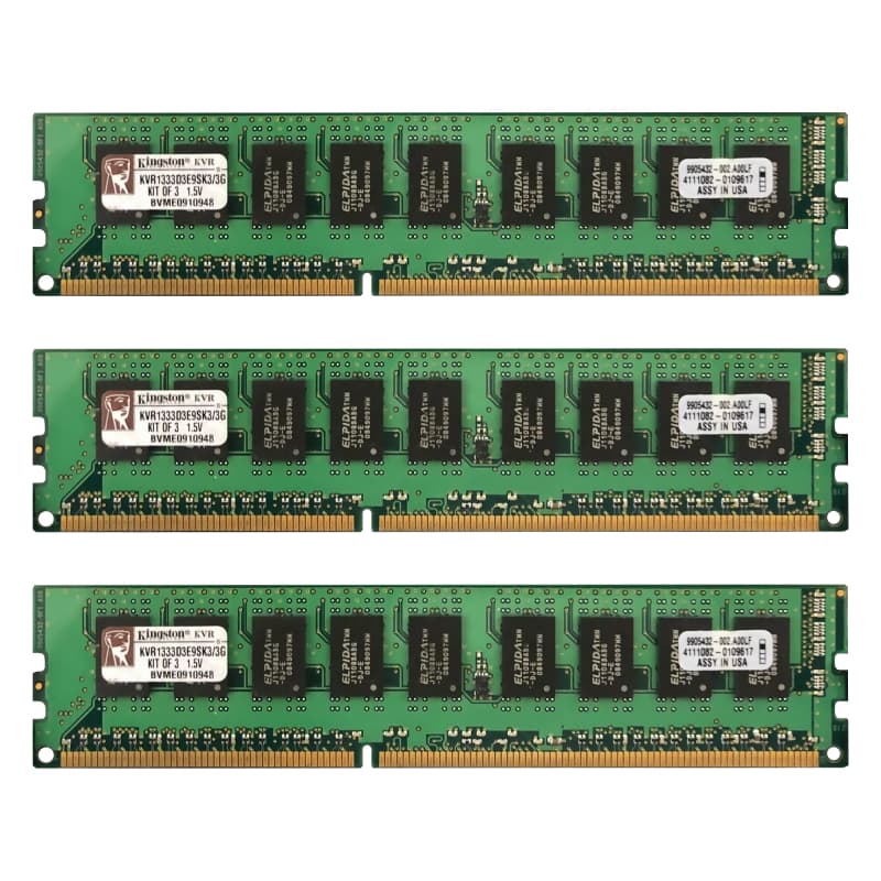 Оперативная память Kingston KVR1333D3E9SK3/3G DDRIII 3Gb