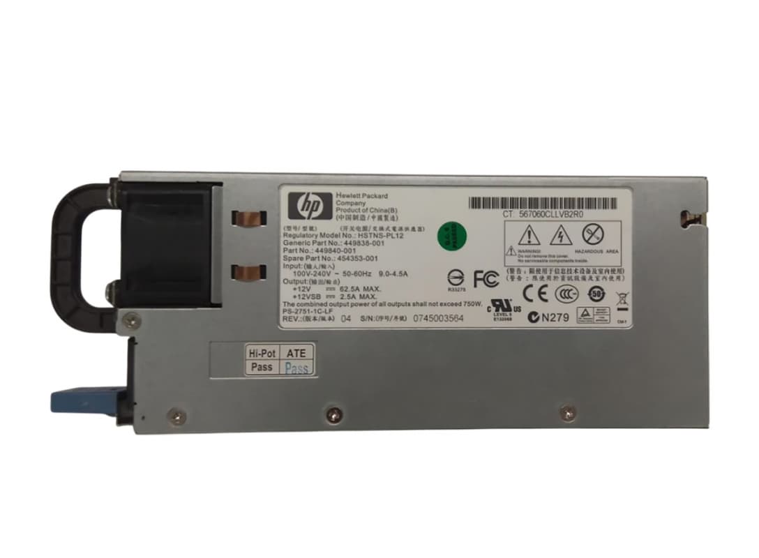 Резервный Блок Питания HP 449840-001 750W