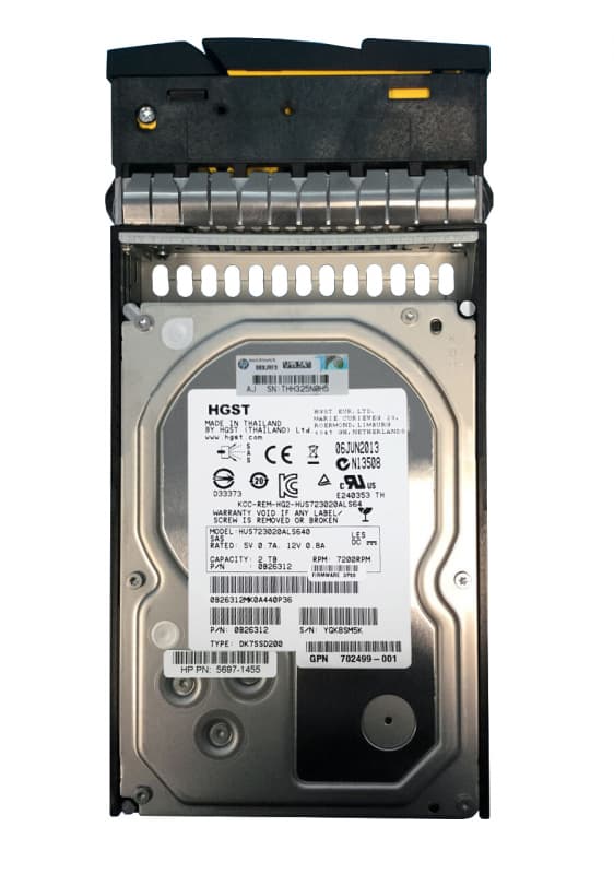Жесткий диск HP 702499-001 2Tb 7200 SAS 3,5" HDD