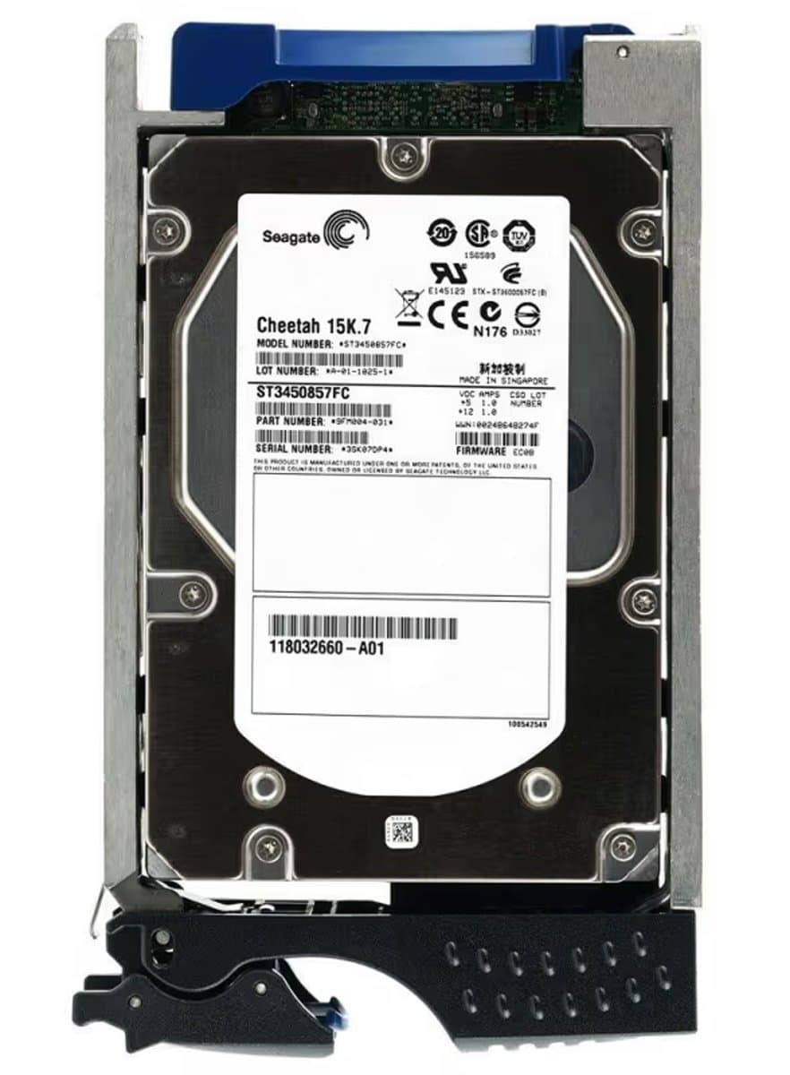 EMC 450Gb 15000 Fibre Channel 3.5" HDD 118032660-A01