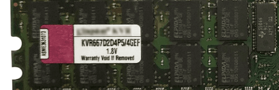 Оперативная память Kingston KVR667D2D4P5/4GEF DDRII 4Gb
