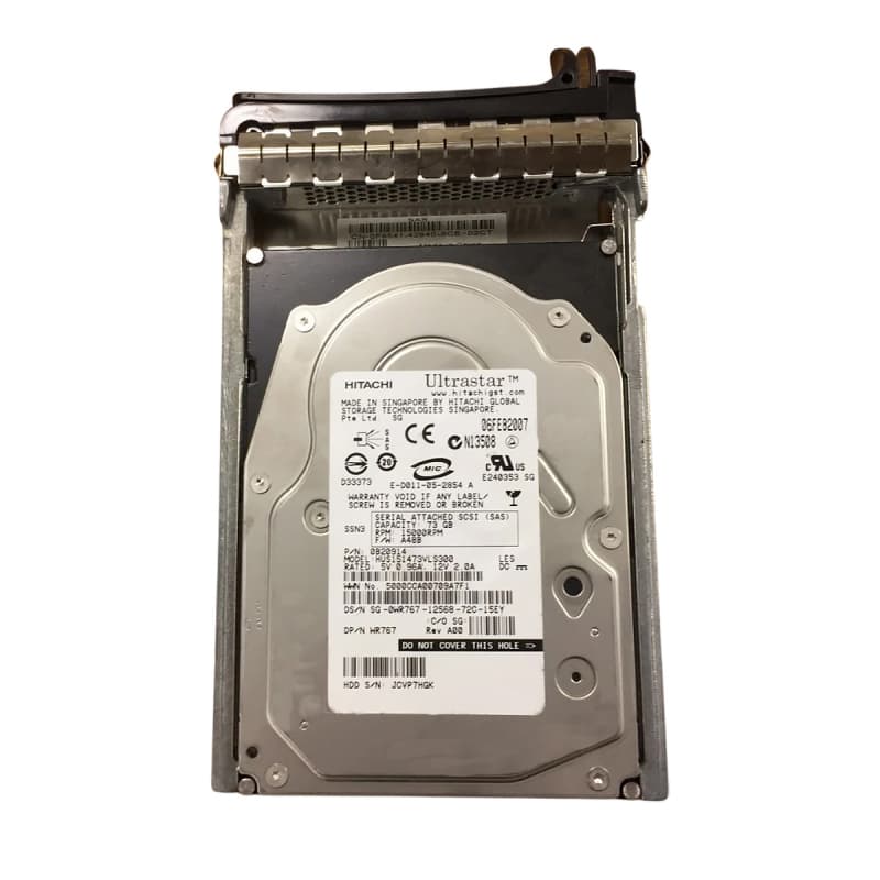Жесткий диск Dell 0WR767 73Gb SAS 3,5" HDD
