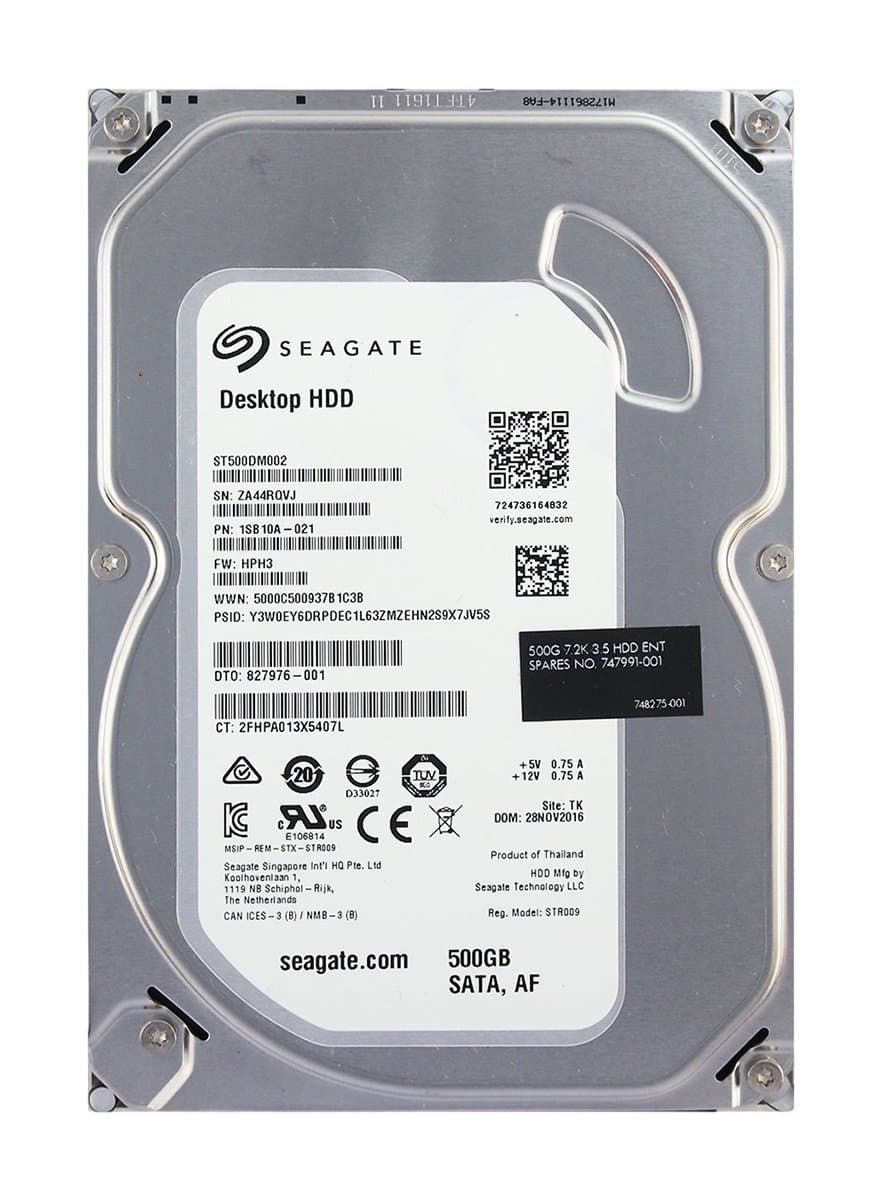 Жесткий диск HP 500Gb 7200 SATAIII 3.5" HDD