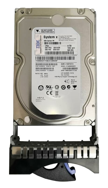 Жесткий диск IBM 00W1541 4Tb SAS 3,5" HDD