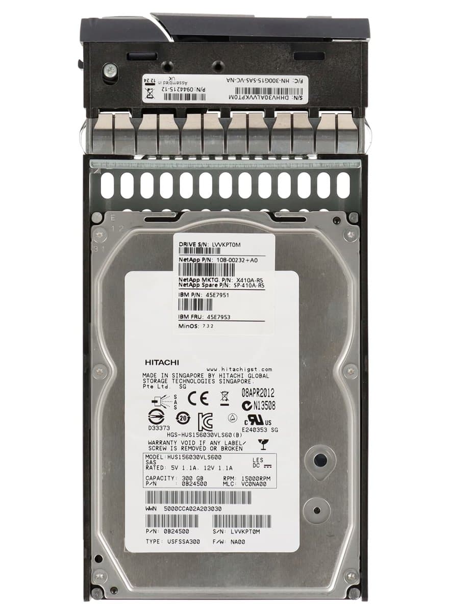 Жесткий диск NetApp 300Gb 15000 SAS 3.5" HDD 0B24500