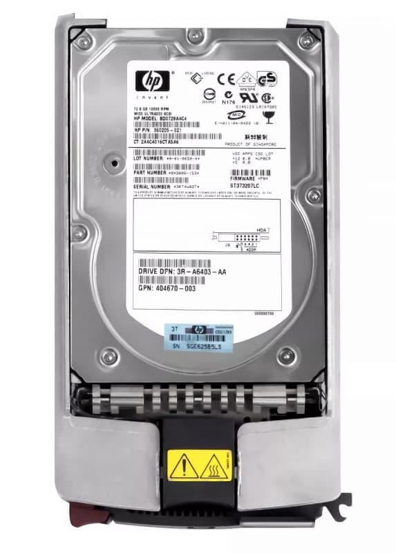 Жесткий диск HP BD0728A4C4 72,8Gb  U320SCSI 3.5" HDD