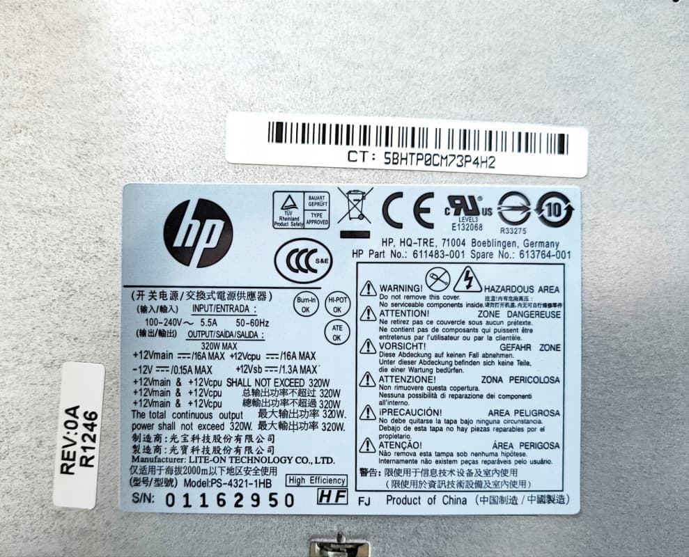Блок Питания HP PS-4321-1HB 320W