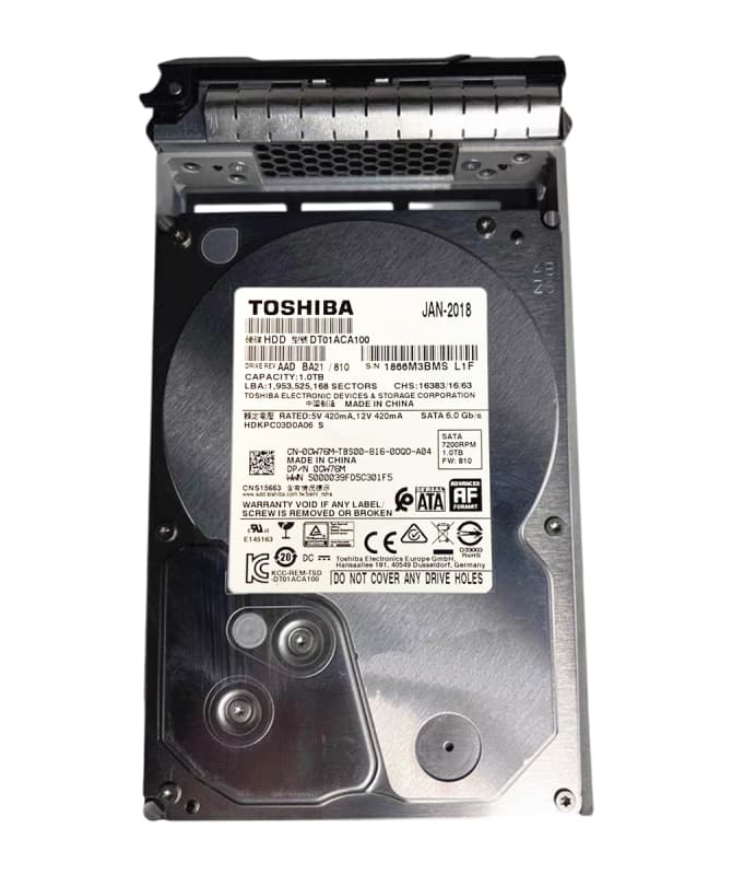 Жесткий диск Dell CW76M 1Tb 7200 SATAIII 3,5" HDD