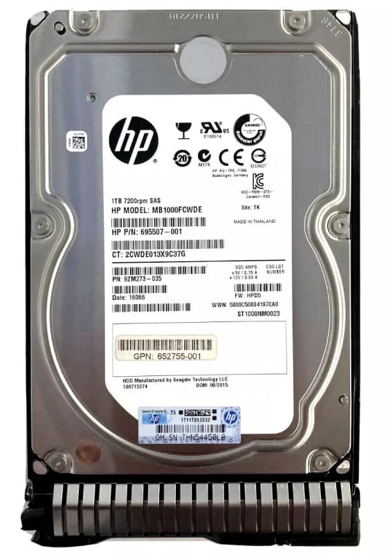 Жесткий диск HP 652755-001 1Tb  SAS 3,5" HDD