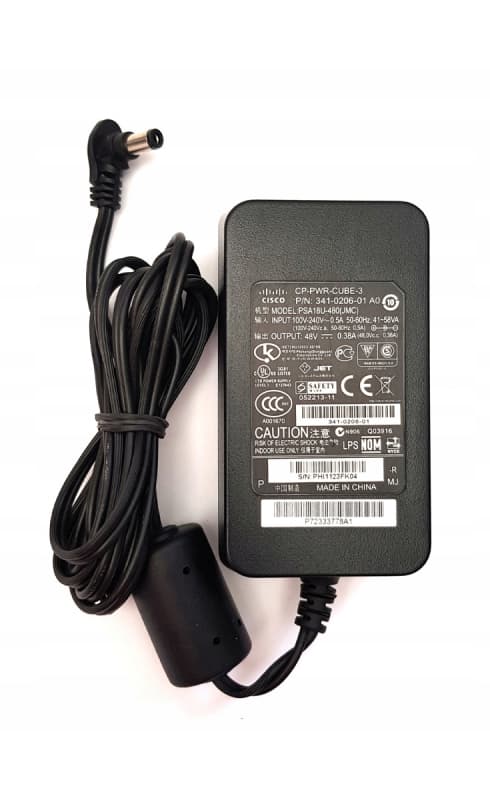 Блок Питания Cisco PSA18U-480 48V 0,38A 18W