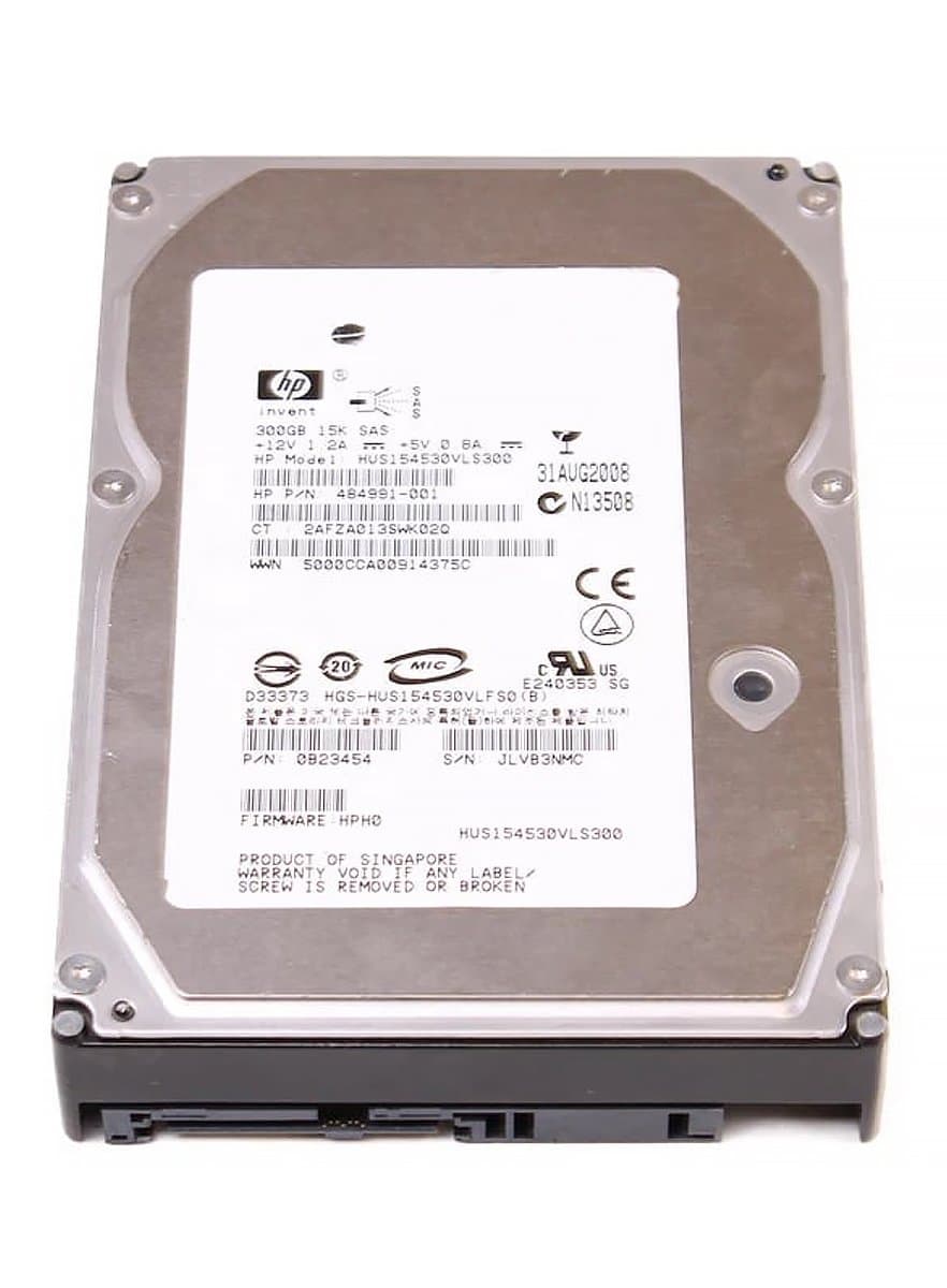 Жесткий диск HP 300Gb 15000 SAS 3.5" HDD 0B23454
