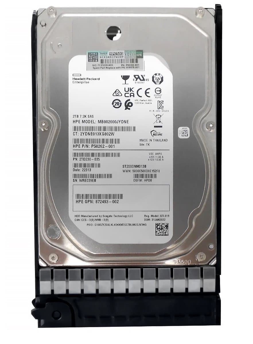 Жесткий диск HP 2Tb 7200 SAS 3.5" HDD 2TD230-035
