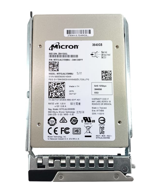 Жесткий диск Dell GYT27 3.84TB SAS 2,5" SSD