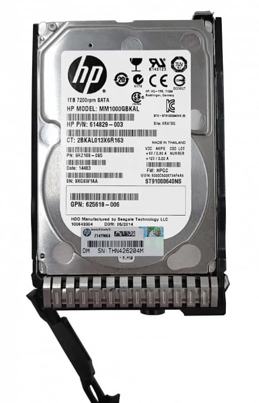 Жесткий диск HP 655715-003 1Tb  SATAIII 2,5" HDD