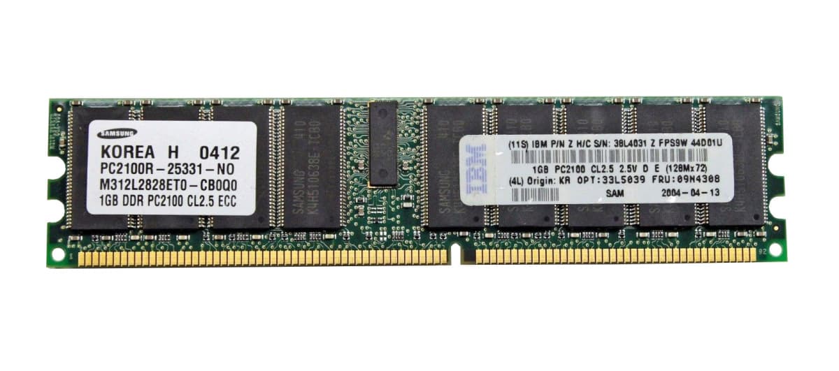 Оперативная память IBM 09N4308 DDR 1Gb