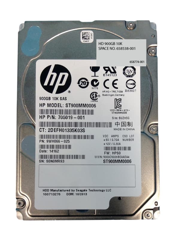 Жесткий диск HP 658774-001 900Gb  SAS 2,5" HDD