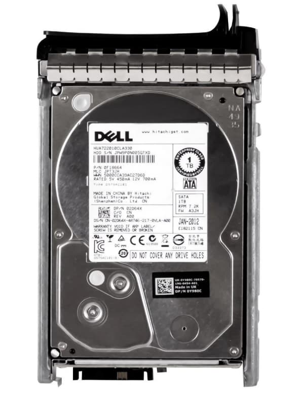 Жесткий диск Dell 0F18664 1Tb  SATAII 3,5" HDD