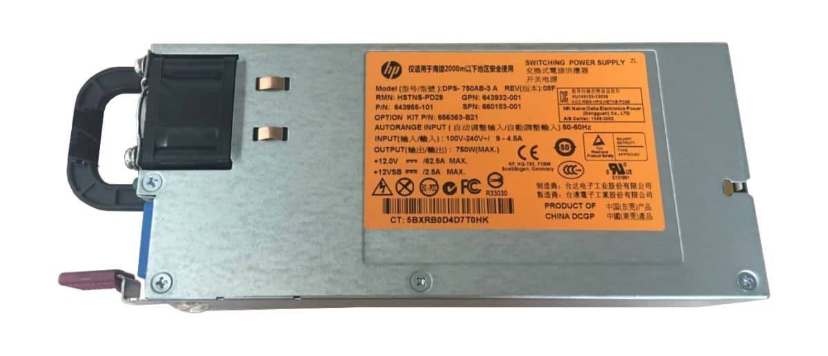 Резервный Блок Питания HP HSTNS-PD29 750W