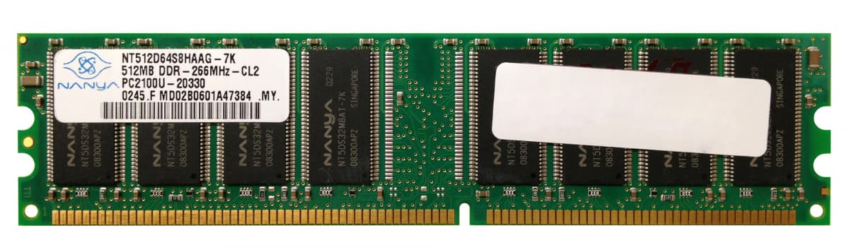Оперативная память Nanya NT512D64S8HAAG-7K DDR 512Mb