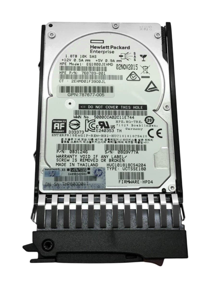 Жесткий диск HP 0B31246 1,8Tb 10520 SAS 2,5" HDD