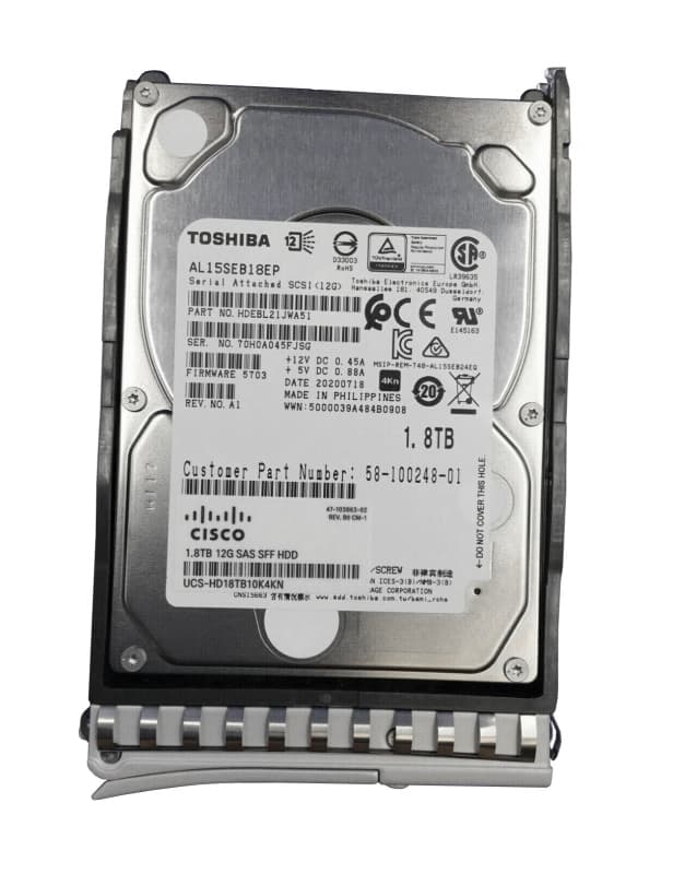 Жесткий Диск Cisco HDEBL21JWA51 1.8Tb 10500 SAS 2,5" HDD