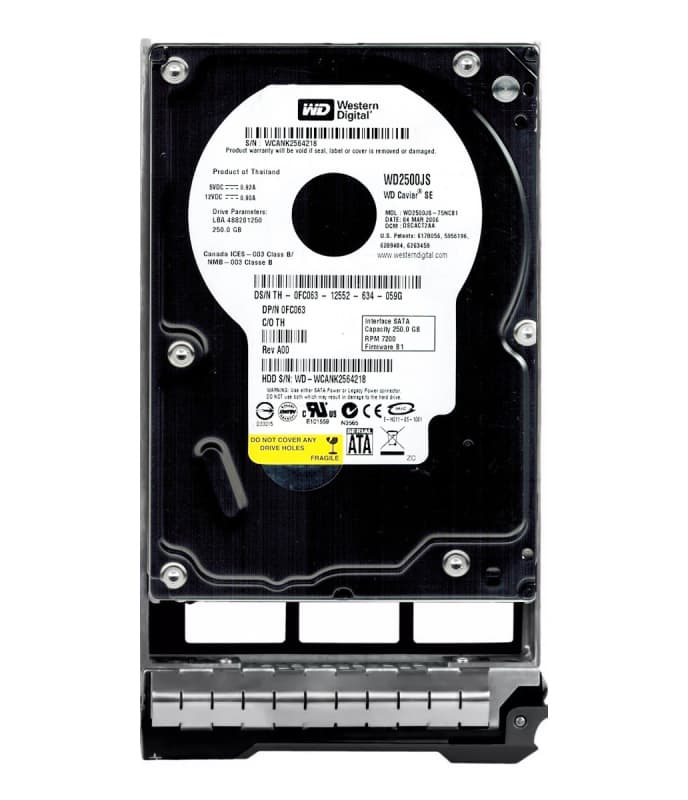 Жесткий диск Dell FC063 250Gb SATAII 3,5" HDD