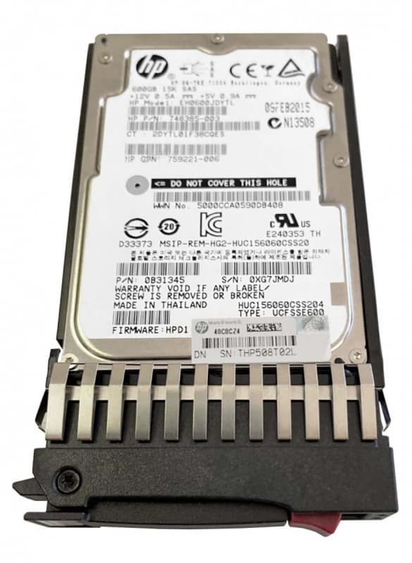 Жесткий диск HP 737411-005 600Gb 15000 SAS 2,5" HDD