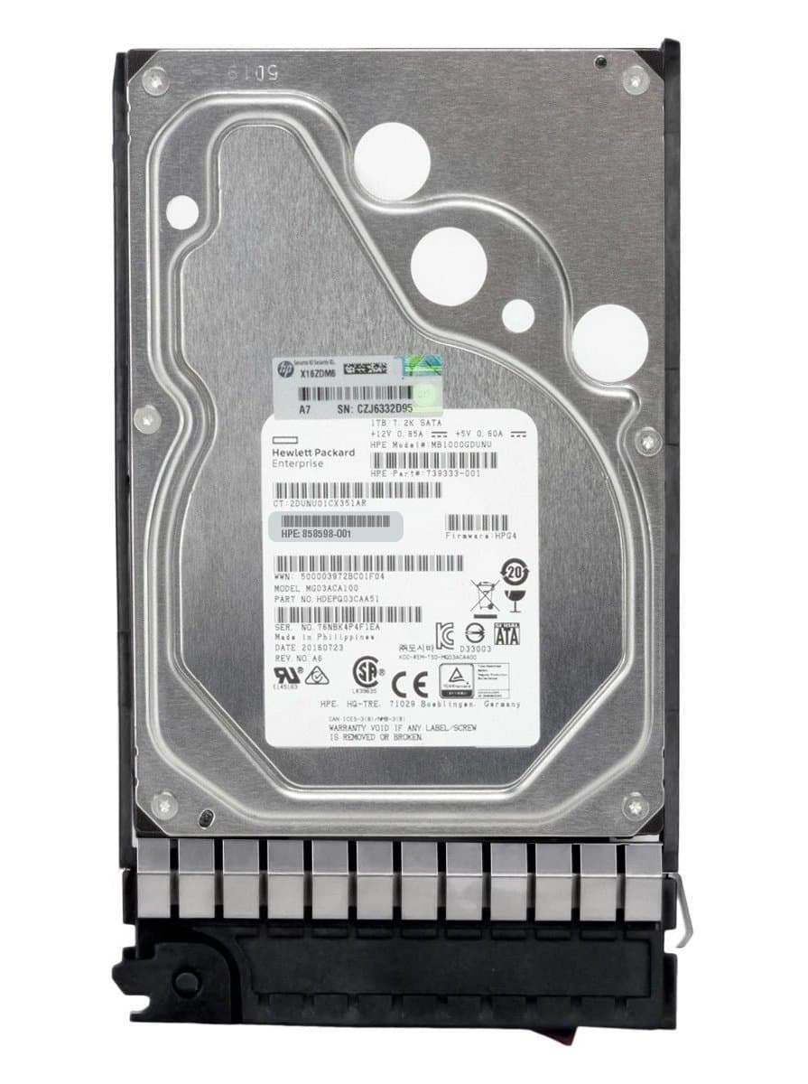Жесткий диск HP 1Tb 7200 SATAIII 3.5" HDD 858598-001