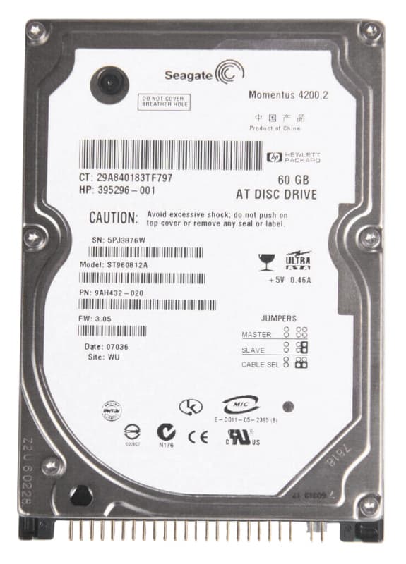 Жесткий диск Seagate 9AH432 60Gb 4200 IDE 2,5" HDD