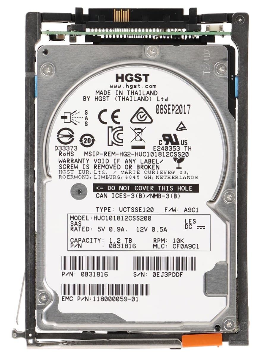 EMC 1,2Tb 10000 SAS 2.5" HDD