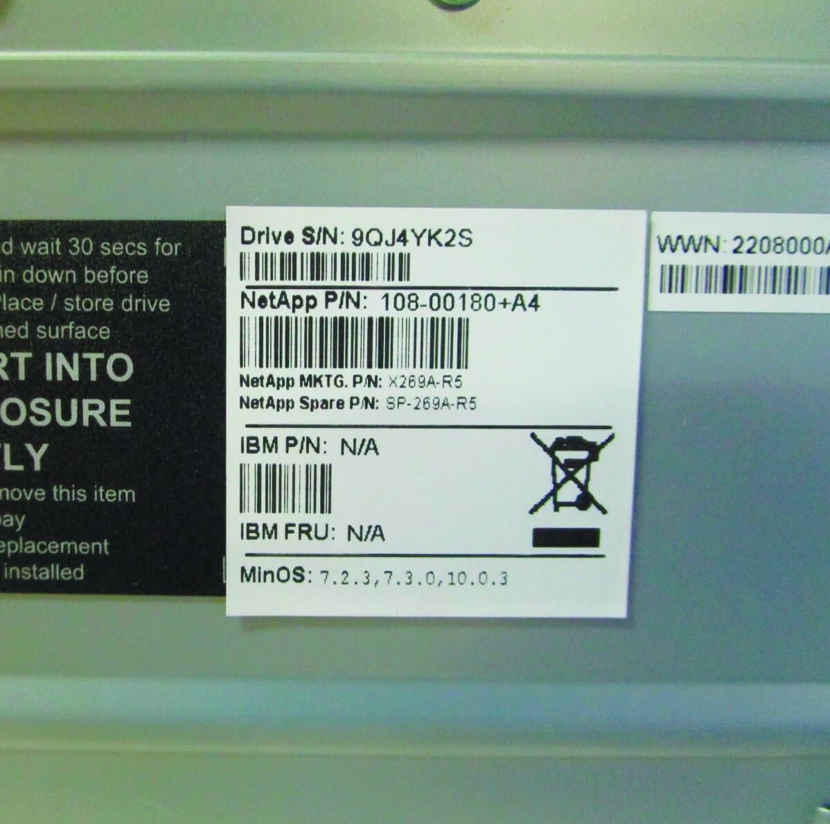 Жесткий диск  NetApp 1Tb 7200 Fibre Channel 3.5" HDD 108-00180+A4