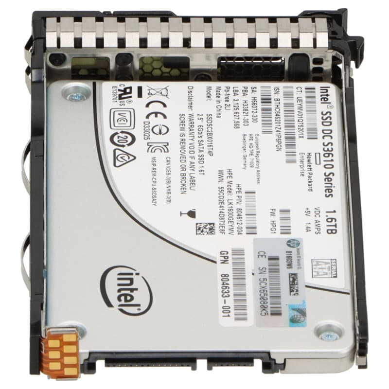 Жесткий диск HP 804631-B21 1.6TB SATAIII 2,5" SSD