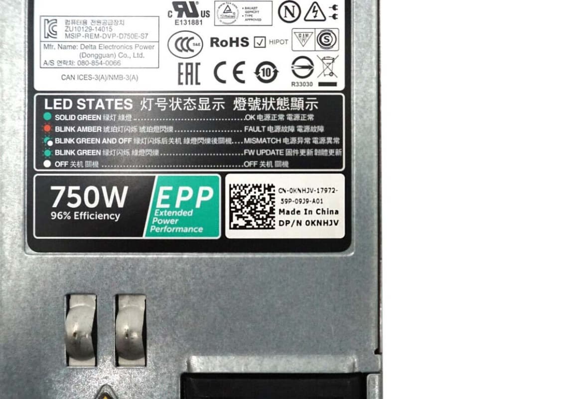 Резервный Блок Питания Dell D750E-S7 750W