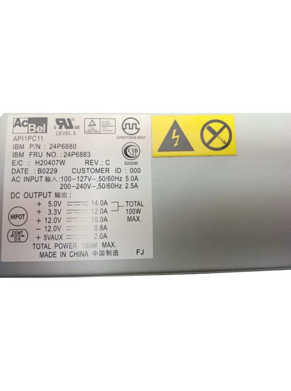 Блок питания AcBel 24P6883 185W