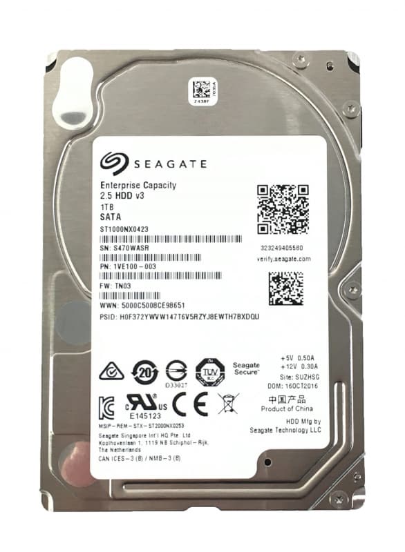 Жесткий диск Seagate ST1000NX0423 1Tb 7200 SATAIII 2,5" HDD