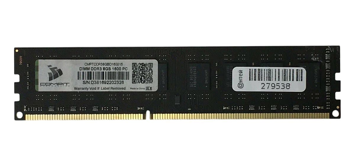 Оперативная память Compit DDRIII 8Gb CMPTDDR38GBD160015