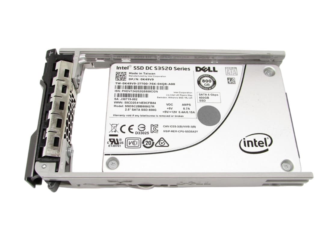 Жесткий диск Dell K49V9 800Gb SATAIII 2,5" SSD