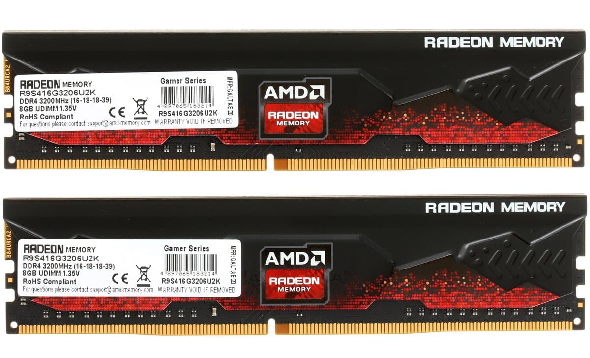 Оперативная память  AMD DDRIV 16Gb R9S416G3206U2K
