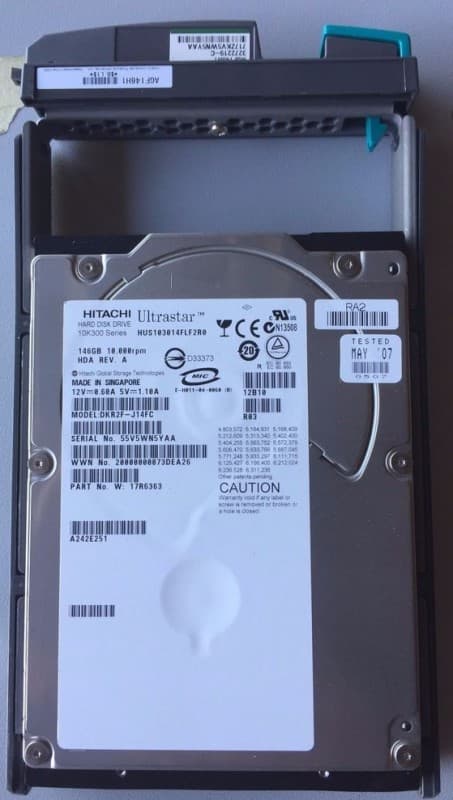 Жесткий диск Hitachi DF-F700-AGF146 146Gb  Fibre Channel  3,5" HDD
