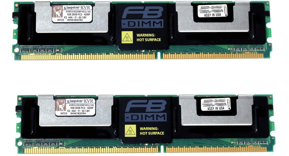 Оперативная память Kingston KVR533D2D8F4K2/2G DDRII 2Gb