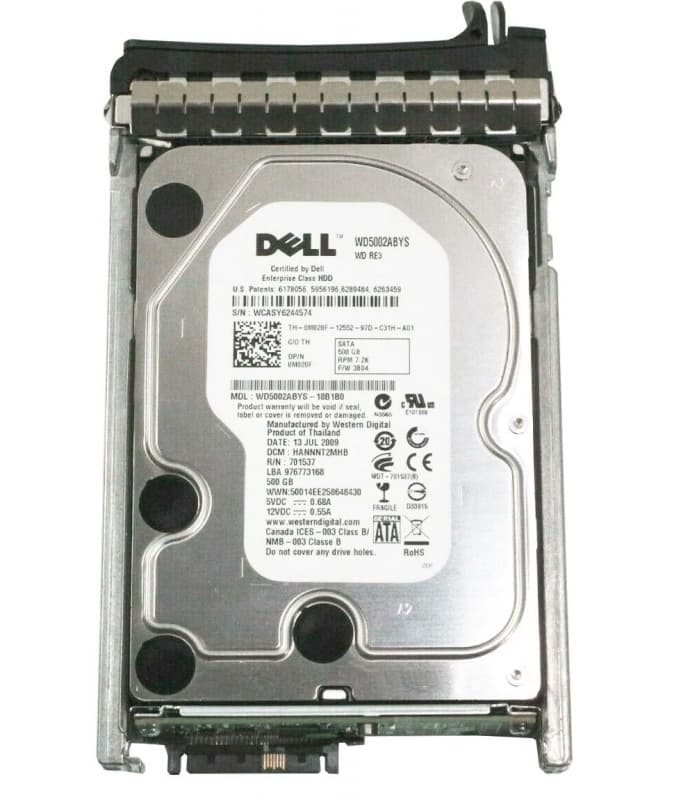 Жесткий диск Dell M020F 500Gb  SATAII 3,5" HDD