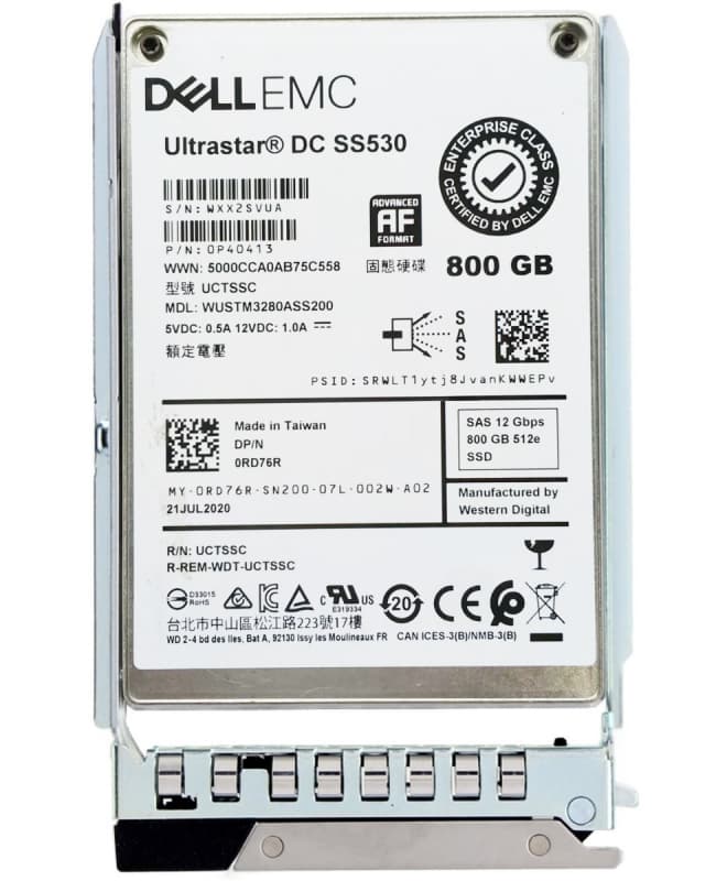 Жесткий диск Dell RD76R 800GB SAS 2,5" SSD